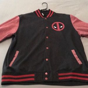 Marvel Deadpool Varsity Jacket Size XL